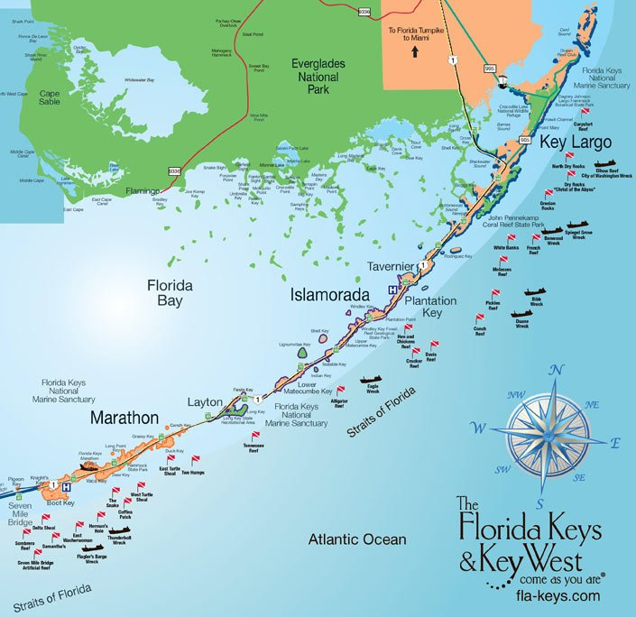 The Ultimate Florida Keys Travel Guide Ordinary Traveler  Maps Of Florida