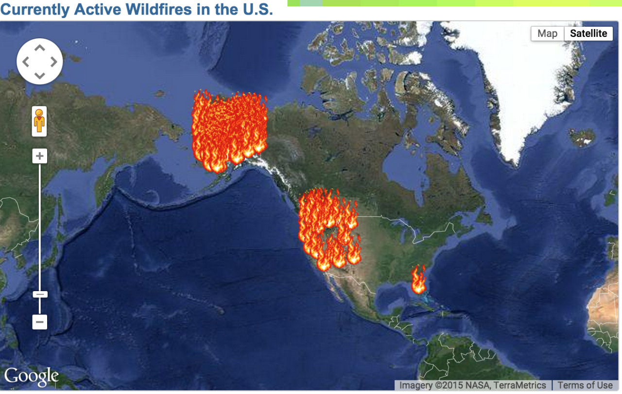 This Interactive Map Shows All The Places The US Is On Fire 