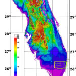 Topographical Map Of Florida An Airborne Laser Topographic Mapping