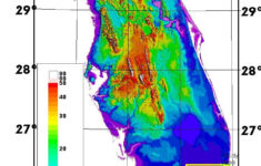 Topographical Map Of Florida An Airborne Laser Topographic Mapping