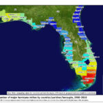 Tropical Cyclone Climatology Florida Hurricane Florida Hurricane Map