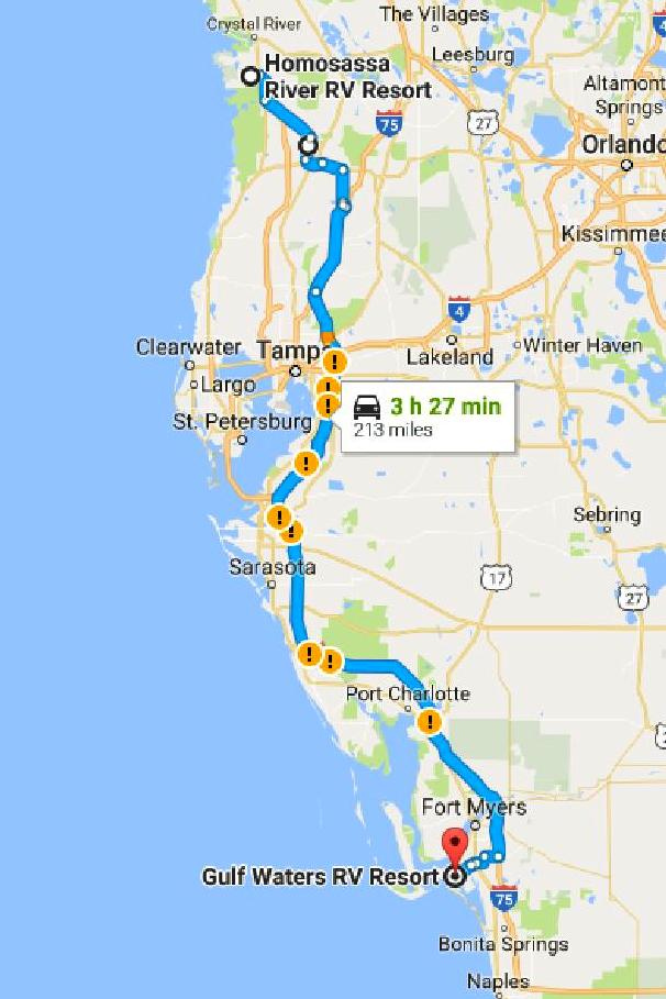 TTS Hop 10 Homosassa FL To Ft Myers Beach FL Our Wander Years