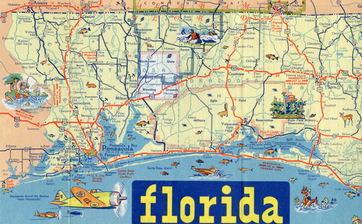Map Of Nw Florida