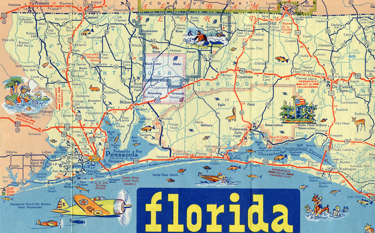 U S 90 AARoads Florida