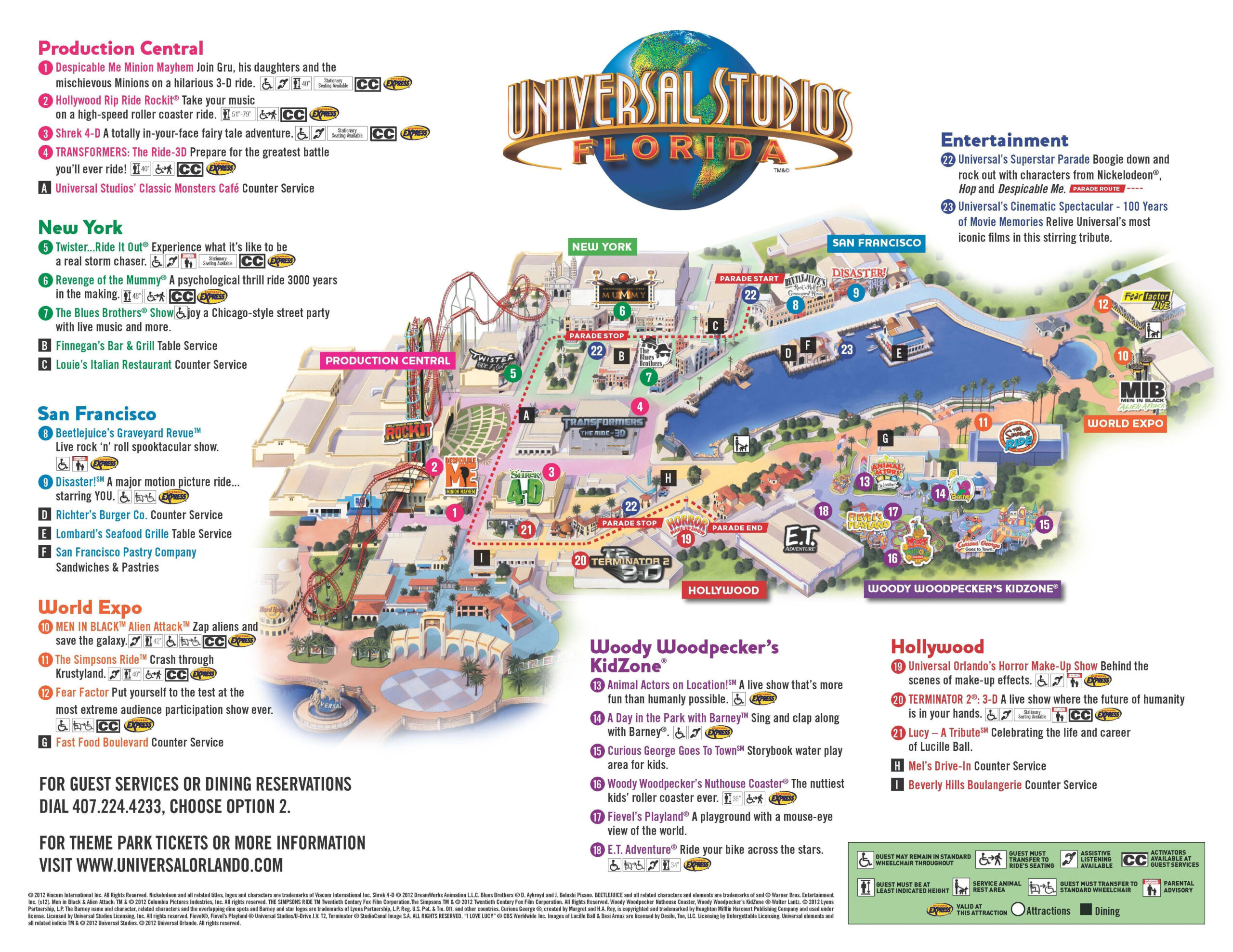 Universal Studios Map Universal Studios Orlando Trip Universal 