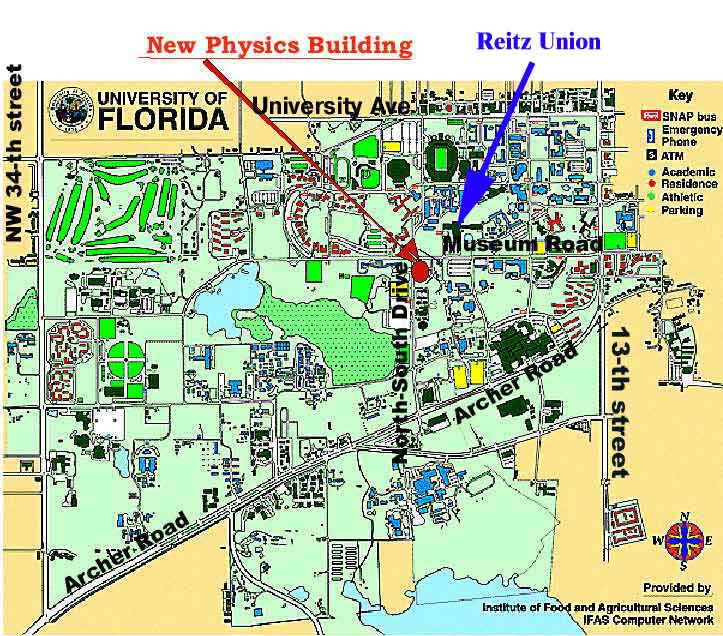 University Of Florida Campus Map Smeka