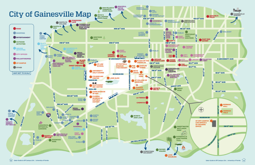 Map Of Florida Universities Maps - University Of Florida Off Campus Life Christina Singer 1024x663