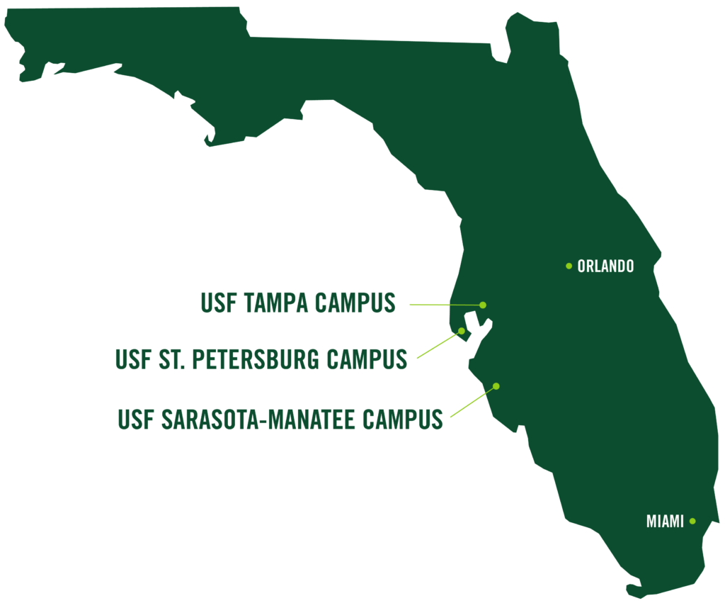 University Of South Florida Maps Of Florida