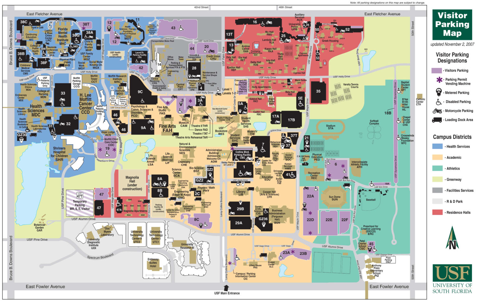 University Of Tampa Campus Map 