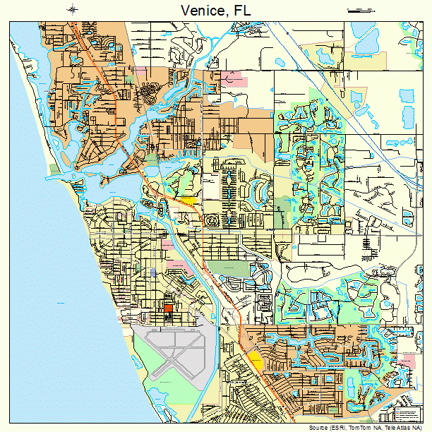 Street Map Of Venice Florida