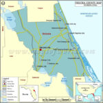 Volusia County Map Florida In 2021 County Map Volusia County County