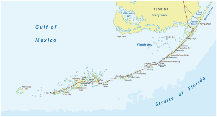 Straits Of Florida Map