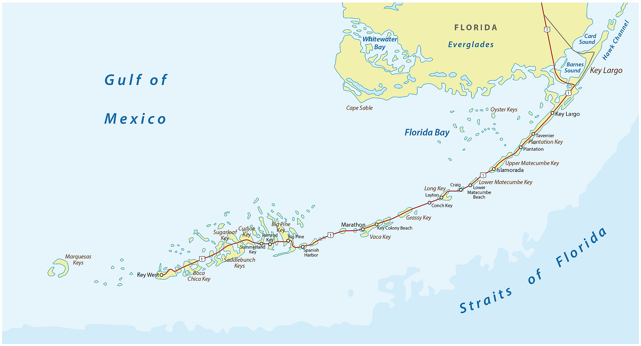 Where Are The Straits Of Florida WorldAtlas