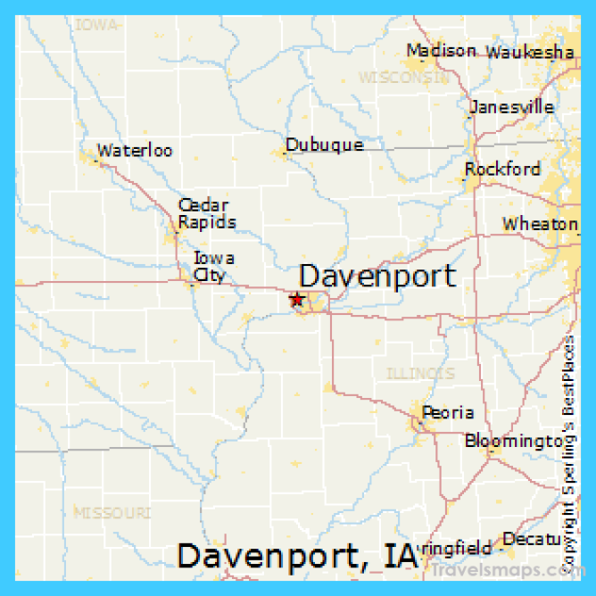 Where Is Davenport Davenport Map Map Of Davenport TravelsMaps Com