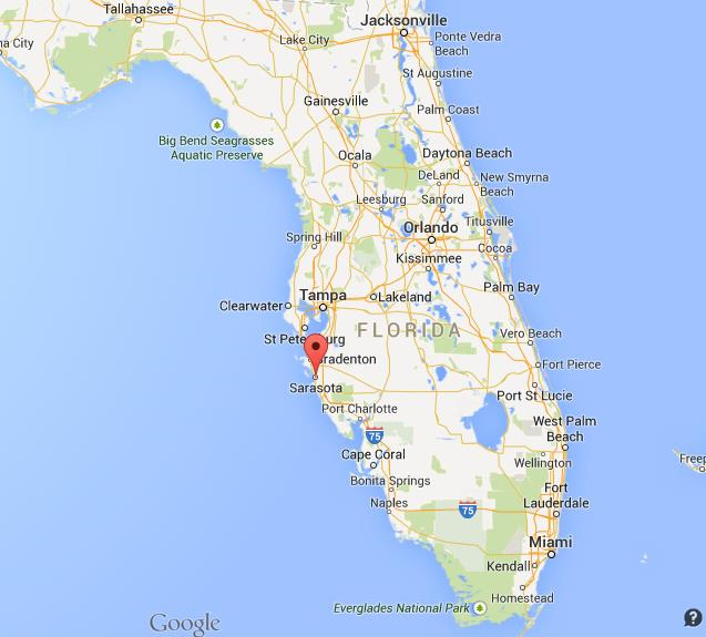 Sarasota Map Of Florida