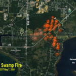 Wildfire Burns Structures And Closes I 10 South Of Milton Florida