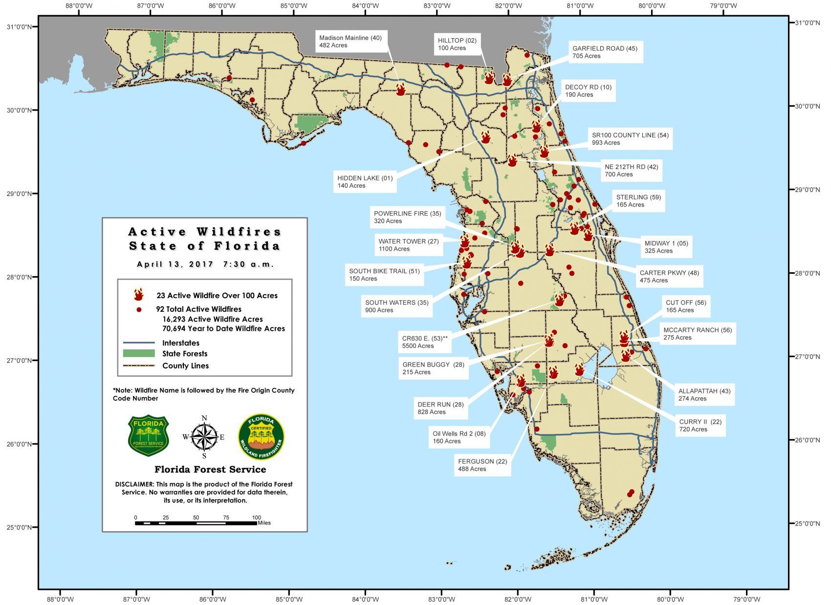 Wildfires Scorch Florida From The Panhandle To Miami Here Now