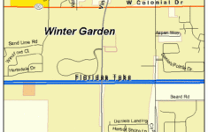 Winter Garden Florida Street Map 1278250