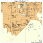 Zephyrhills South Florida Street Map 1279237