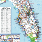 Large Detailed Roads And Highways Map Of Florida State With All
