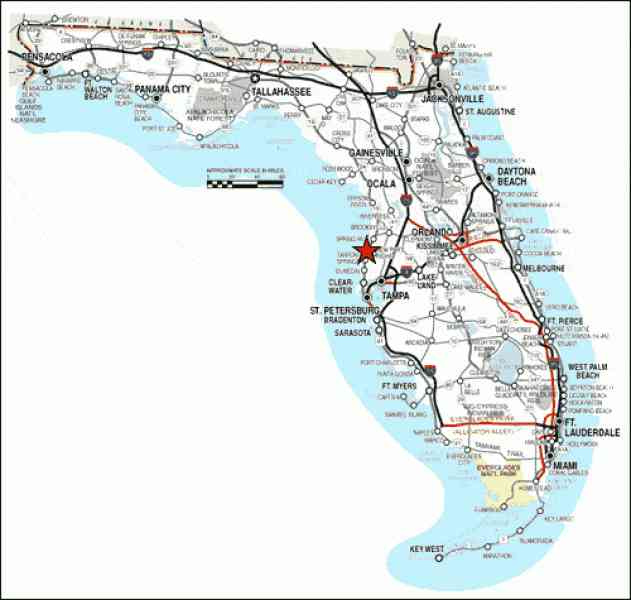 Map Of The West Coast Of Florida HolidayMapQ