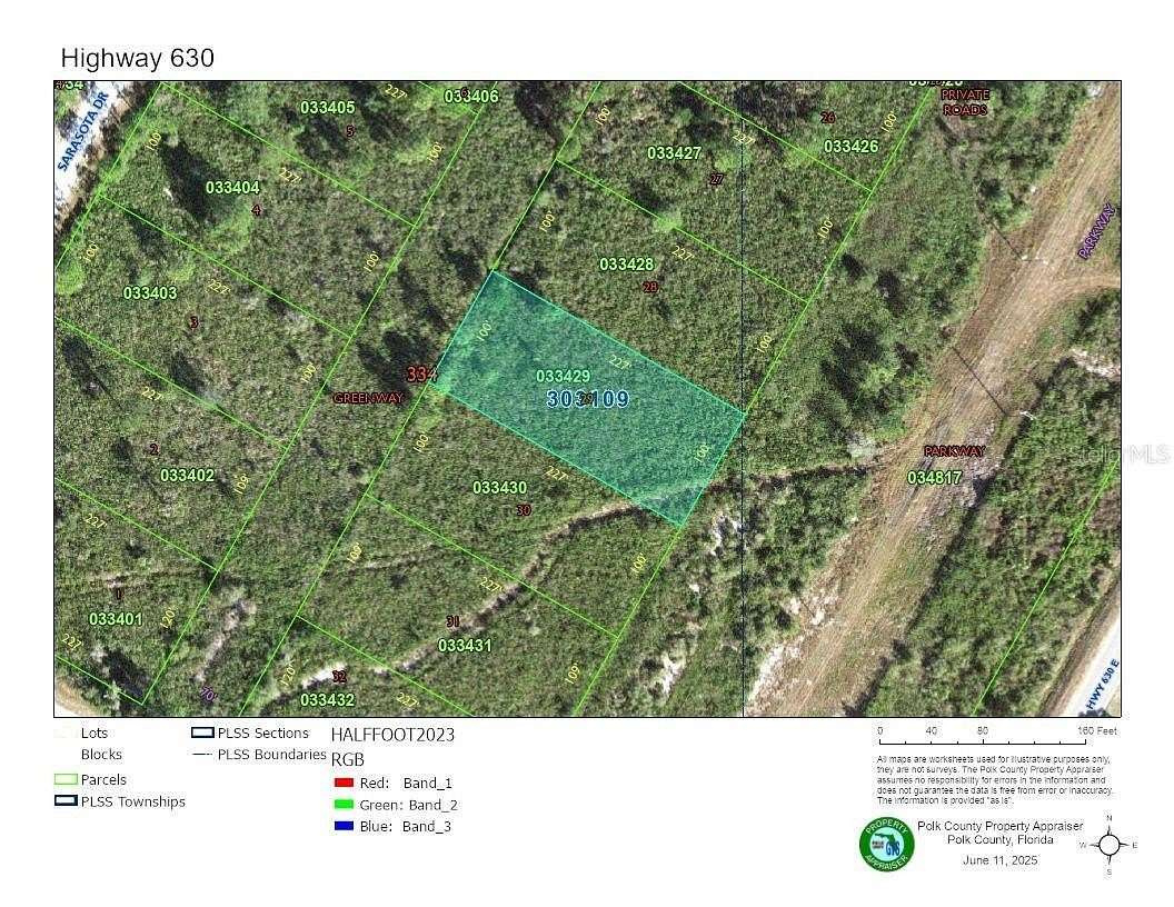 0.52 Acres Of Residential Land For Sale In Indian Lake Estates in Map of Indian Lake Estates Florida