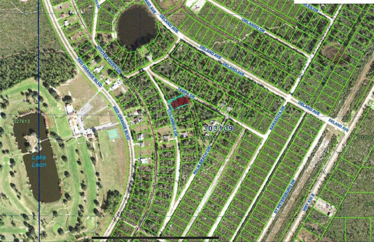 Map of Indian Lake Estates Florida