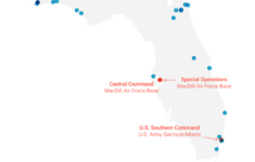 1.3 Million Active-Duty Service Members Would Go Without Pay with Map Of Military Installations In Florida