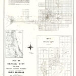 1877 Map Of Orange City Volusia County Florida Blue Springs Saint Pertaining To Map Of Orange City Florida