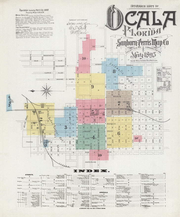 City Map of Ocala Florida