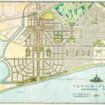 1926 Map Of Venice Florida   Etsy Inside Map Of Florida Showing Venice