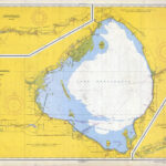 1958 Seekarte Des Lake Okeechobee Florida Throughout Map Of Lake Okeechobee Florida