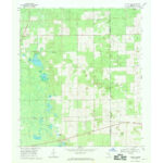 1968 Map Of Waters Lake, Gilchrist County, Fl — High Res | Pastmaps With Regard To Map Of Gilchrist County Florida