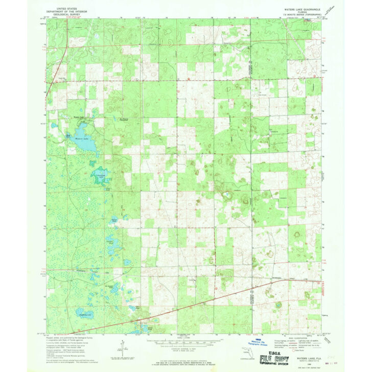 Map of Gilchrist County Florida Map of Gilchrist County Florida