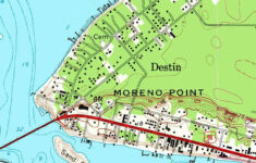 1972 Map Of Destin Florida regarding Show Map of Destin Florida