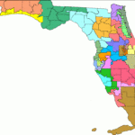 2000 Redistricting Throughout Map Of Congressional Districts In Florida