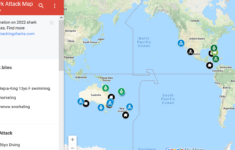 2022 Shark Attack Map • Tracking Sharks with Map Of Shark Attacks In Florida