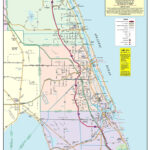 3 County Treasure Coast General Highway Map | Dolph Map Company For Map Of The Treasure Coast Florida