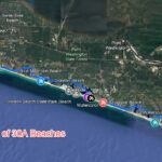 30A Beaches: A Coastal Paradise Unveiled   5Tides Llc Inside Map Of 30a Florida Beaches