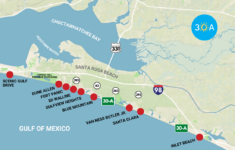 30A'S Guide To The Best Public Beach Access Points In Walton regarding Map of Inlet Beach Florida