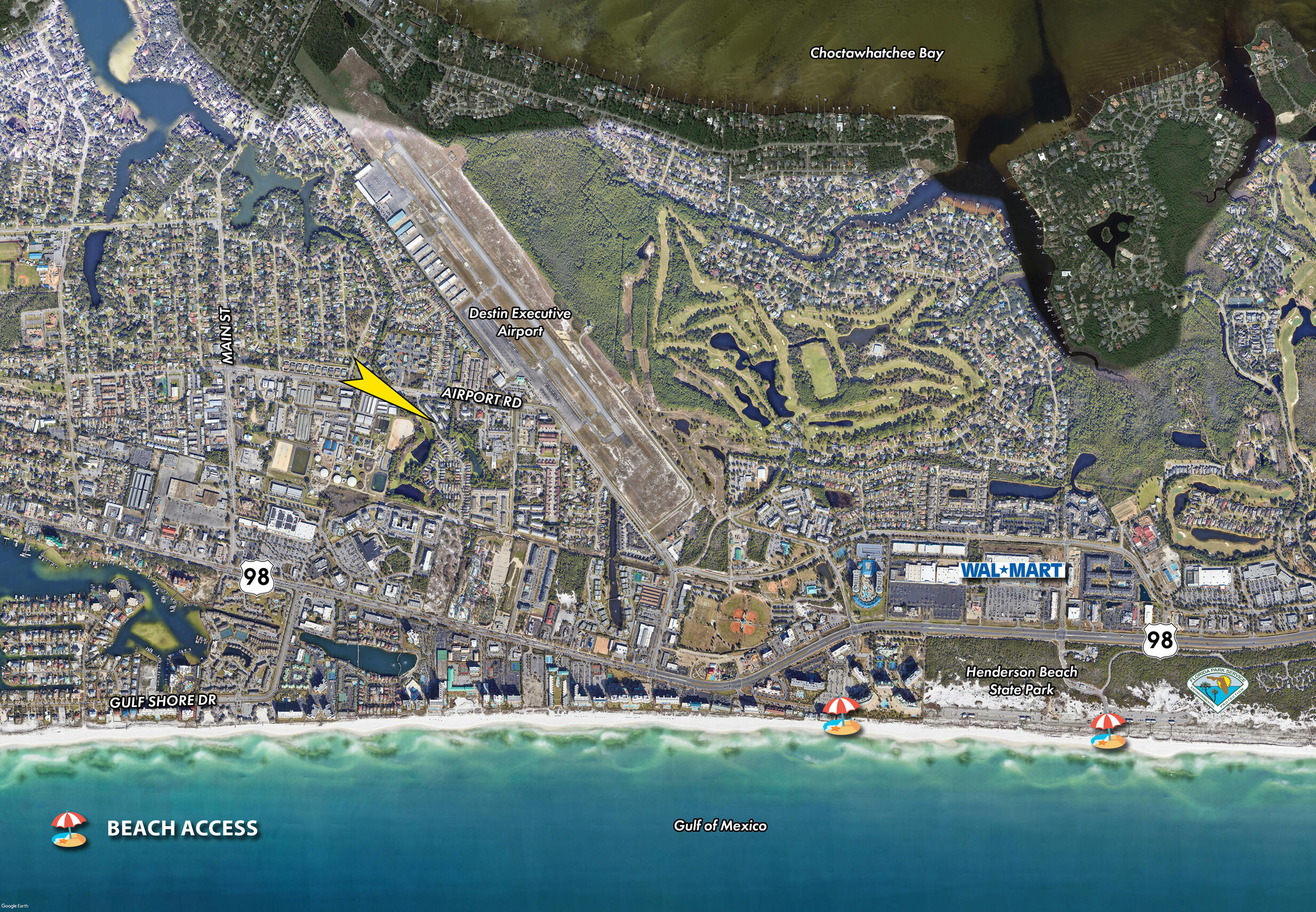 395 Twin Lakes Ln, Unit 395, Destin, Fl 32541 | Mls #932865 | Compass with Google Map of Destin Florida