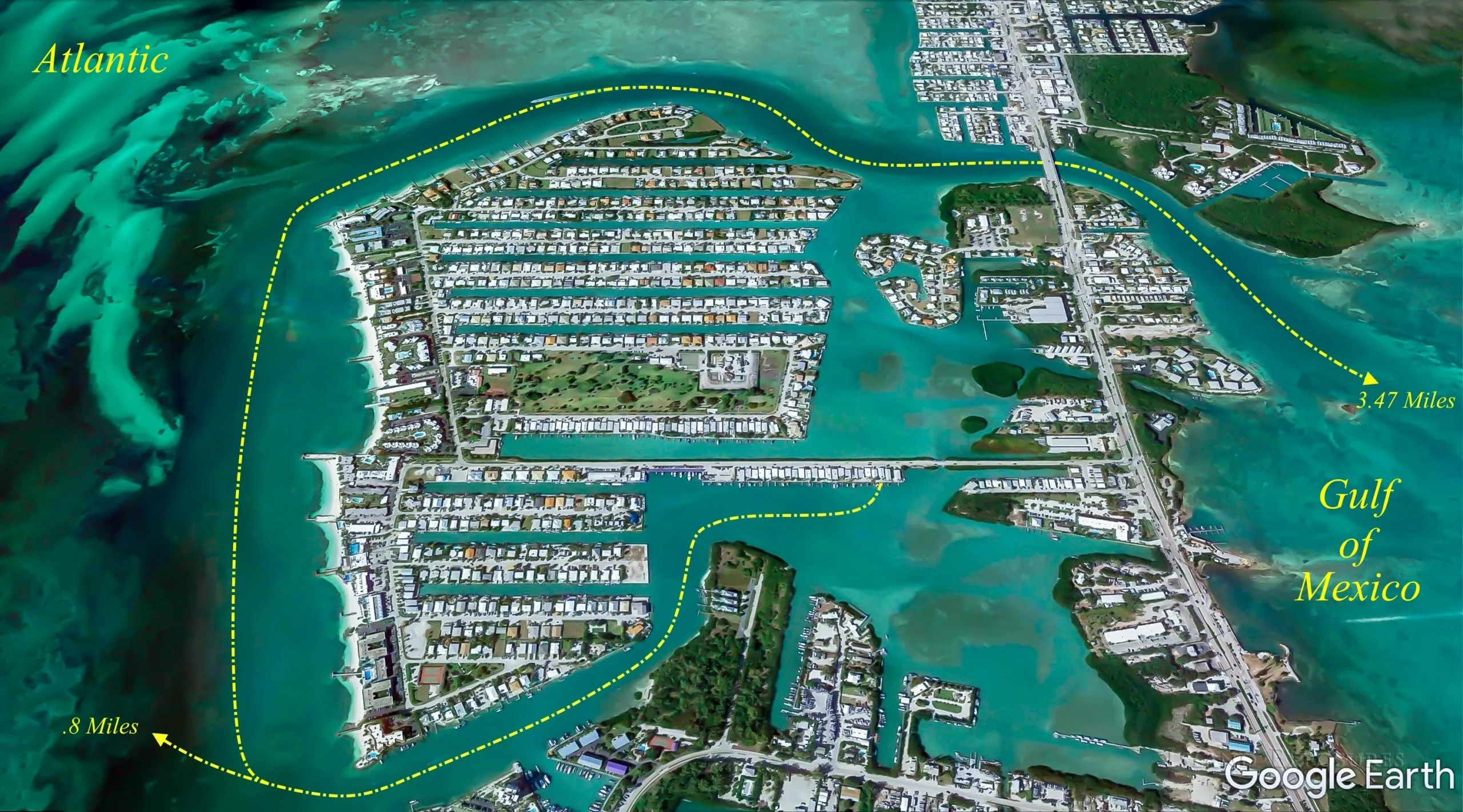 43 Sadowski Cswy, Key Colony Beach, Fl 33051 | Mls #589088 | Compass in Map Of Key Colony Beach Florida