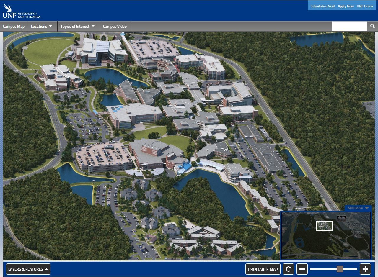 8 University Of North Florida Interactive Map Ideas To Save Today pertaining to University Of North Florida Campus Map