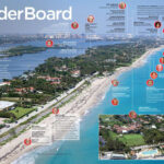 A Guide To The Millionaires, Billionaires And Royals Who Live Near Intended For Map Of Mar Lago Florida