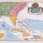 A Map Of Carolina, Florida And The Bahama Islands With The With Regard To Map Of Florida And The Bahamas