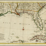 A Map Of East And West Florida, Georgia And Louisiana, With The Inside Map Of Louisiana And Florida