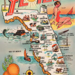 A Trip Back In Time Through Florida'S Roadside Attractions   The Pertaining To Tourist Map Of Florida East Coast