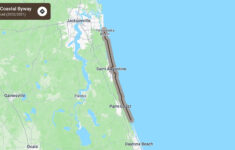 A1A Scenic &amp; Historic Coastal Byway - National Scenic Byway Foundation with Map of A1a in Florida