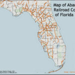 Abandoned Railroad Map Of Florida Intended For Map Of Railroads In Florida