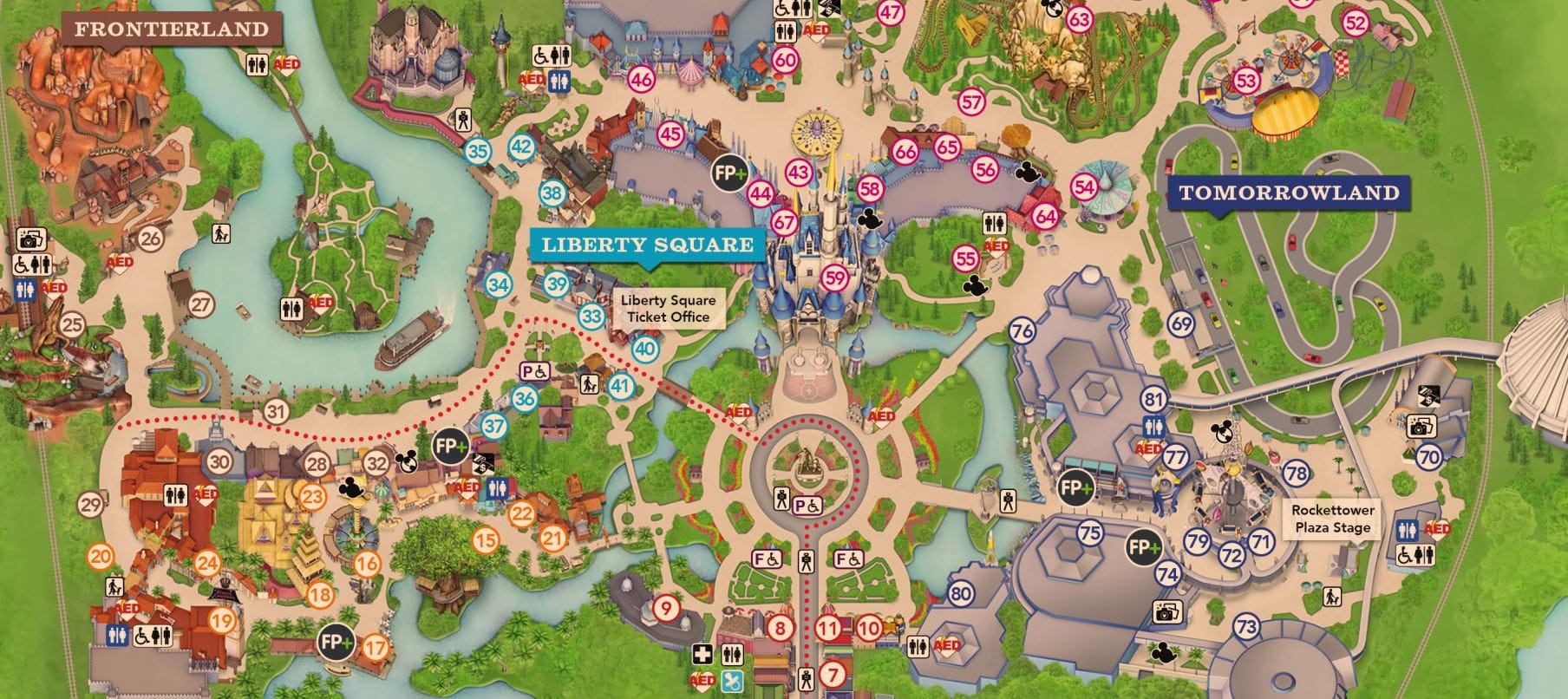 Aktuelle Freizeitpark Karten: Disney World, Universal, Seaworld, in Map of Disneyland Orlando Florida